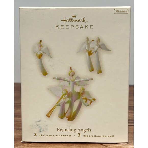 2008 HALLMARK KEEPSAKE ORNAMENT QXM8114 REJOICING ANGELS BY ROBERT CHAD - Picture 2 of 8